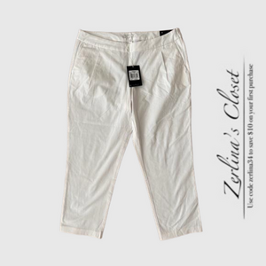 Nike Golf Dri-Fit White Crop Pants 10